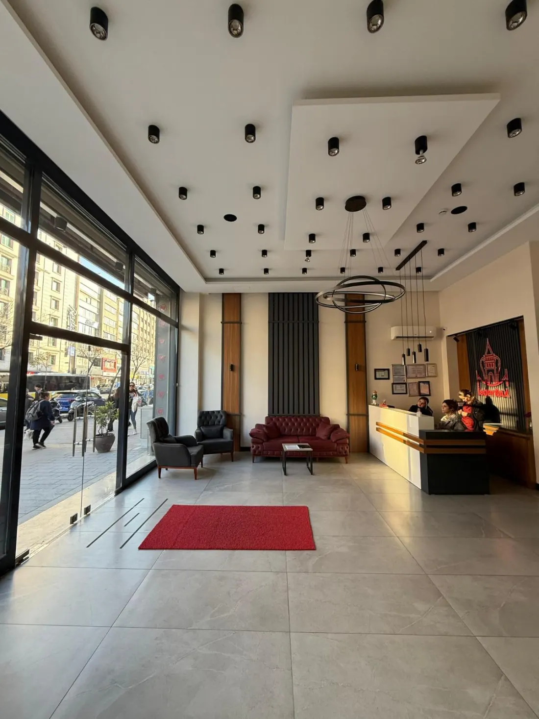 Reception area